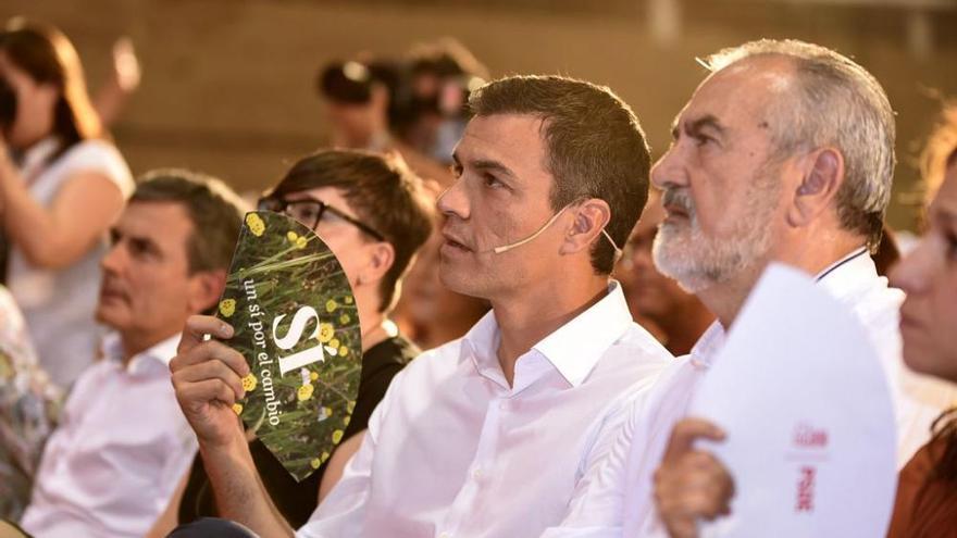 Mitin de Pedro Sánchez en Murcia