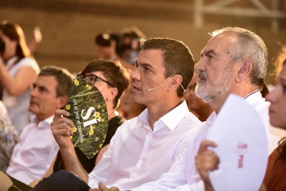 Mitin de Pedro Sánchez en Murcia