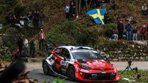 Rijeka (Croatia), 09/04/2026.- Sami Pajari of Finland drives his TOYOTA GR Yaris Rally1 during the shakedown of the Croatia Rally 2026, as part of the World Rally Championship (WRC), Rijeka, Croatia, 09 April 2026. (Croacia, Finlandia) EFE/EPA/MEN Reporter Media LTD