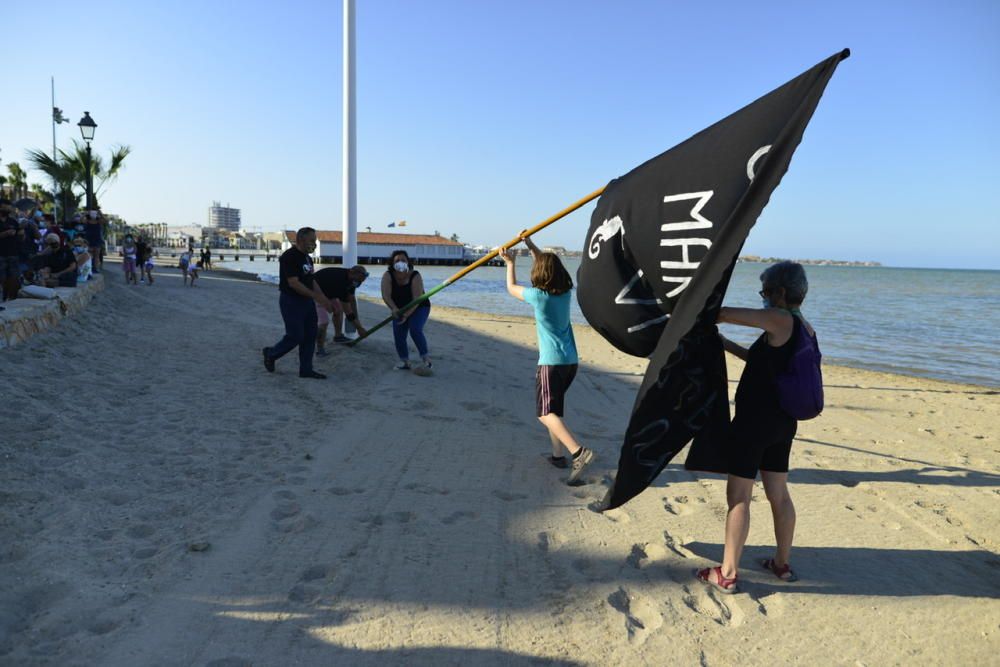 Manifestación contra el estado del Mar Menor