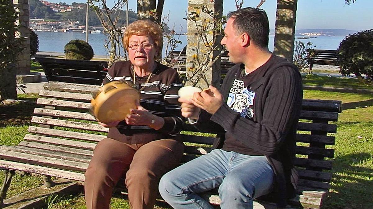 Un momento da actuación de María do Caño e Guillerme Costa.