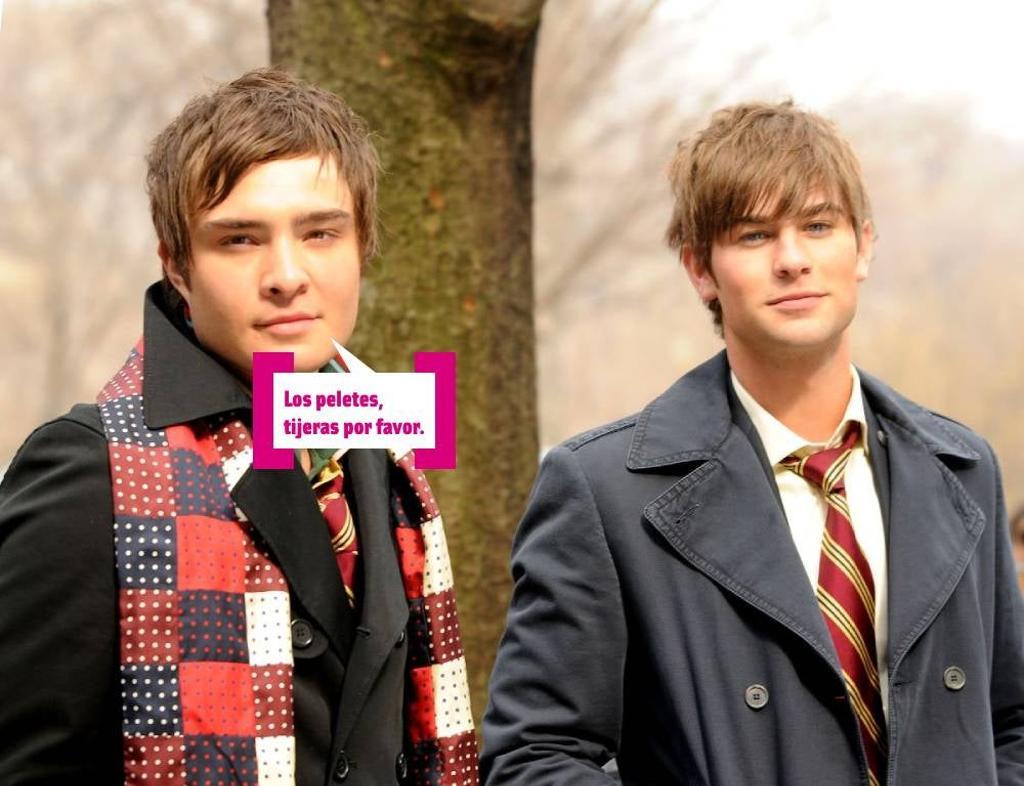 Chuck Bass y Nate, dos personajes de 'Gossip Girl'