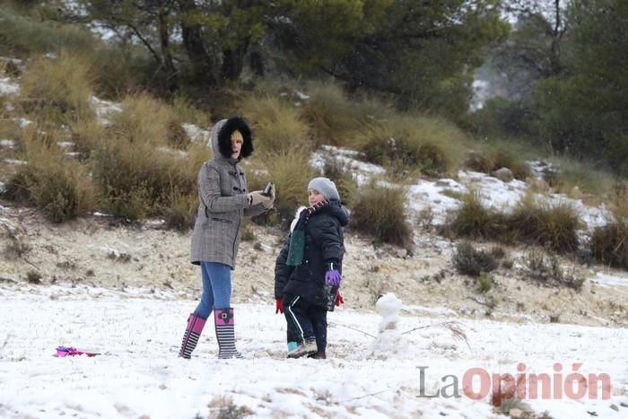 Nieve en Coy y Avilés (Lorca)