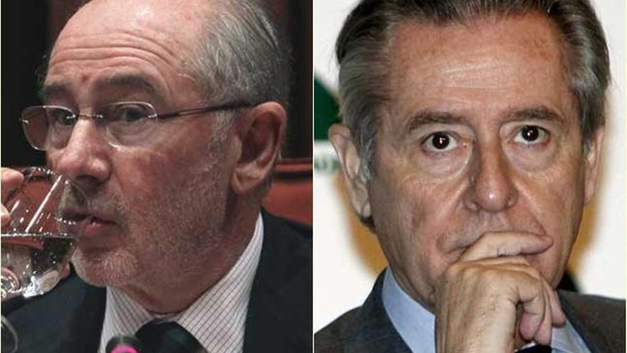 Rodrigo Rato y Miguel Blesa.