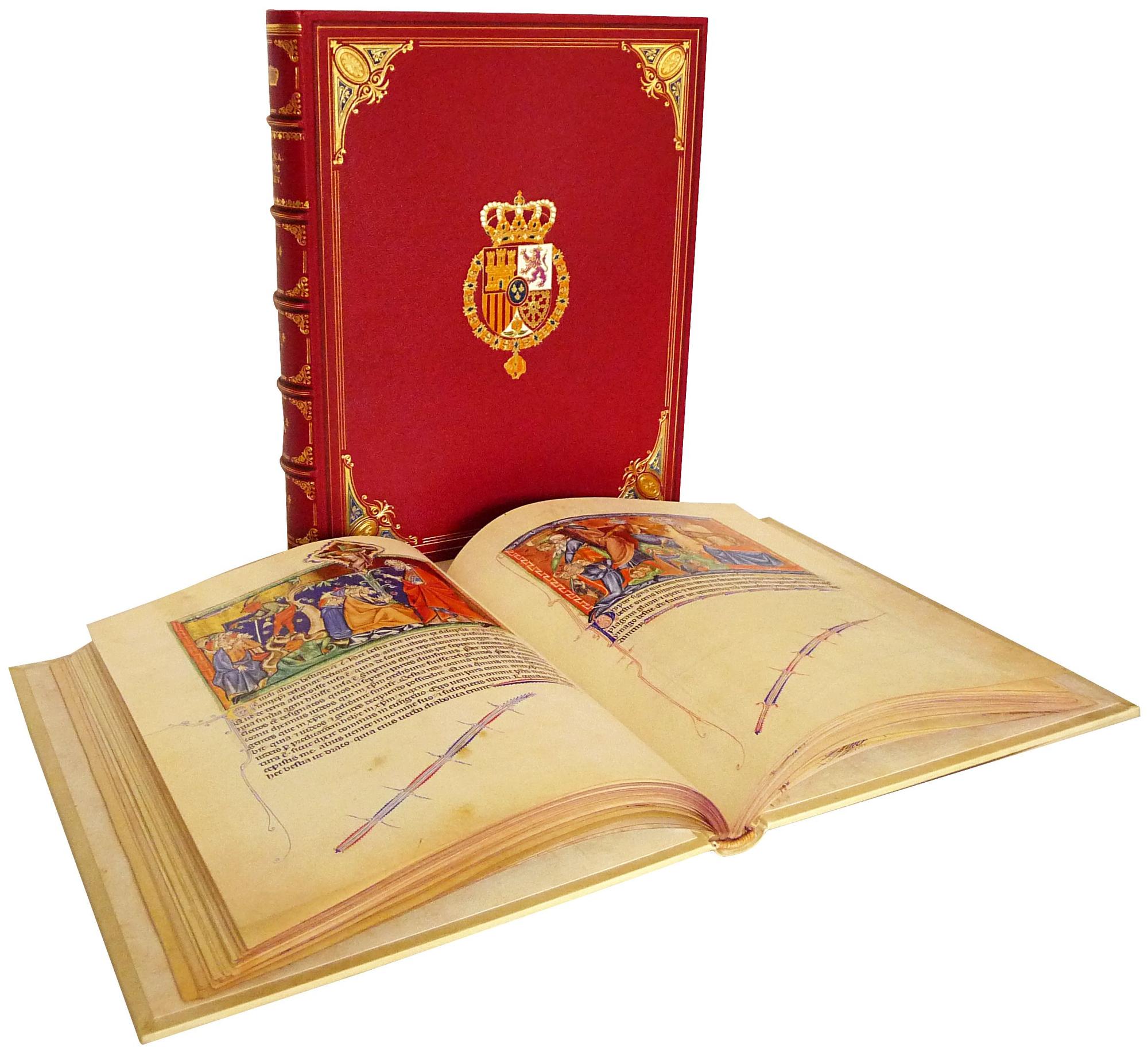 Manuscrito y estuche de Apocalipsis Gulbenkian personalizado para Felipe VI FDV