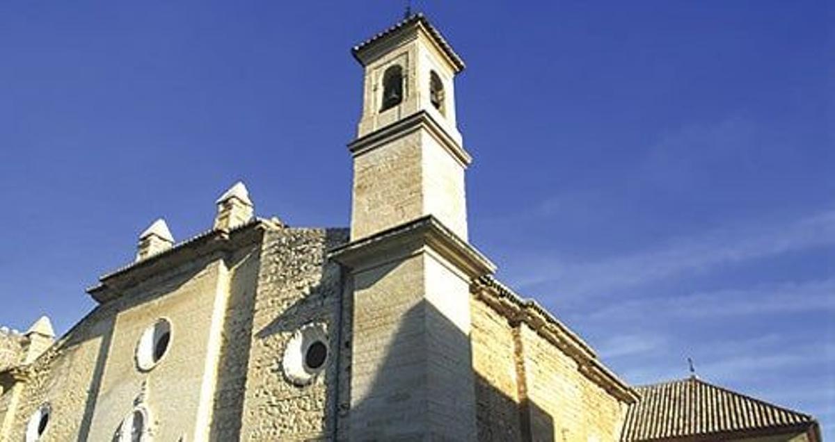Fachada de la Iglesia Parroquial de San Juan Baustista en Antequera.