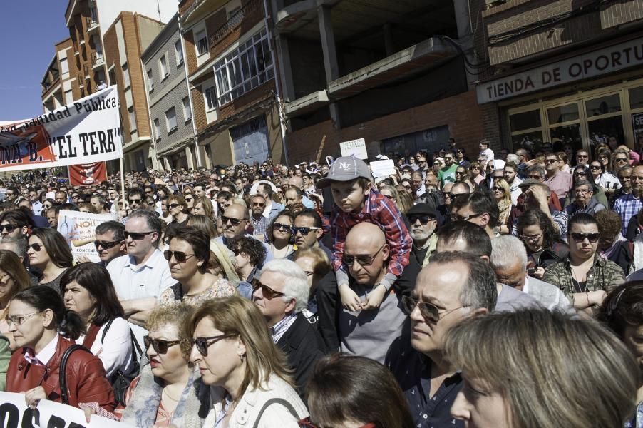 Manifestación en defensa de la sanidad en Benavent