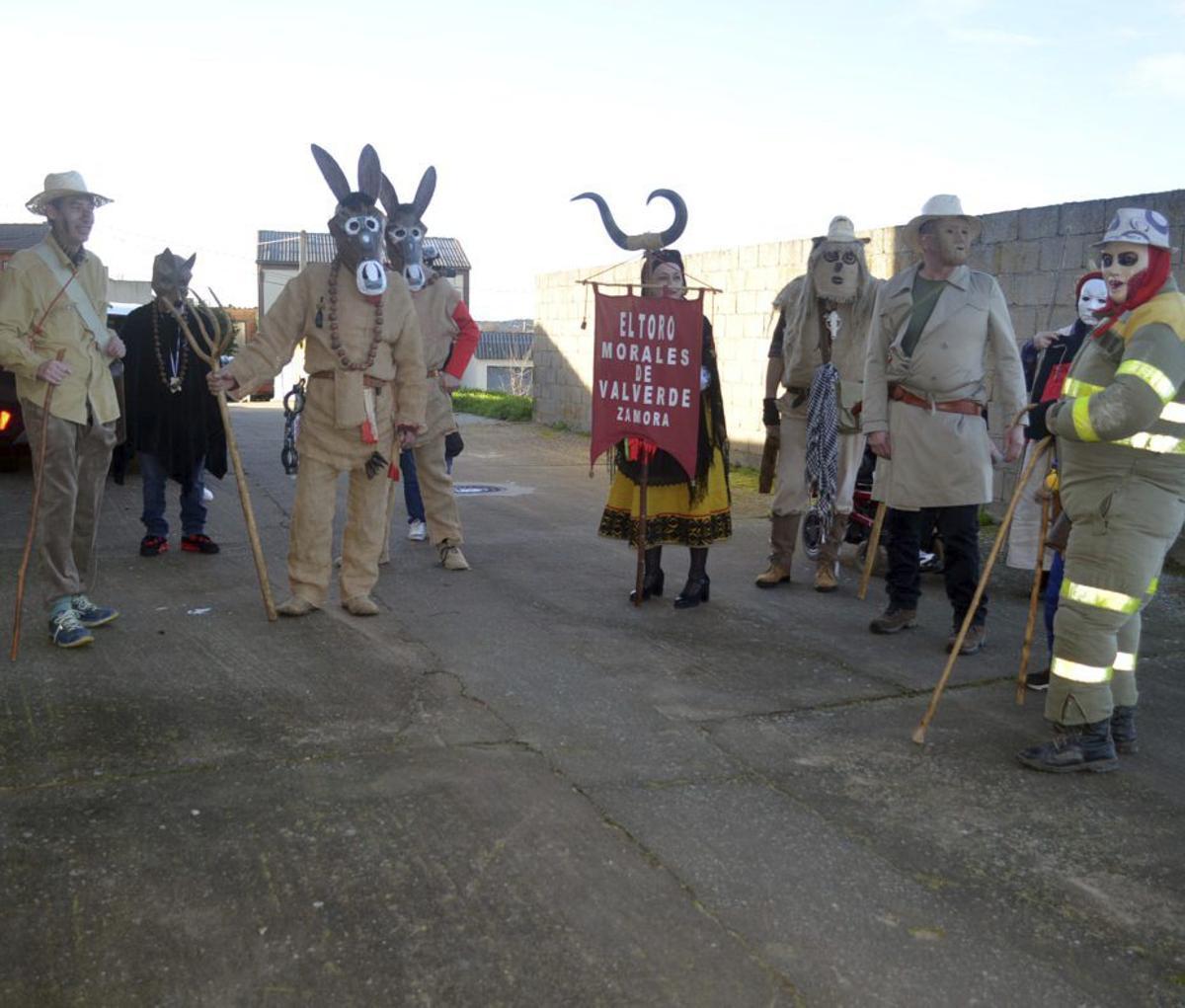 El Toro de Carnaval de Morales de Valverde. | E. P.
