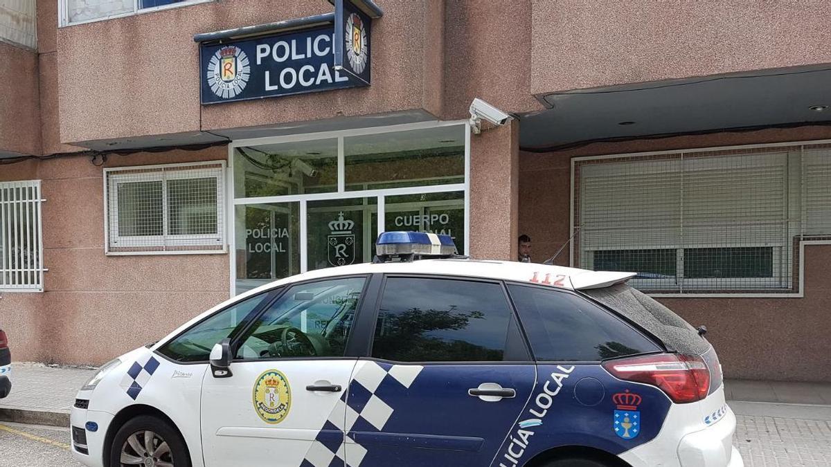 La sede de la Policía Local en la localidad de Redondela.