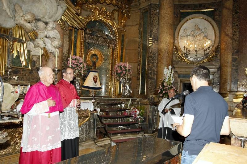 Fotogalería ofrenda y recepción del Real Zaragoza en el ayuntamiento