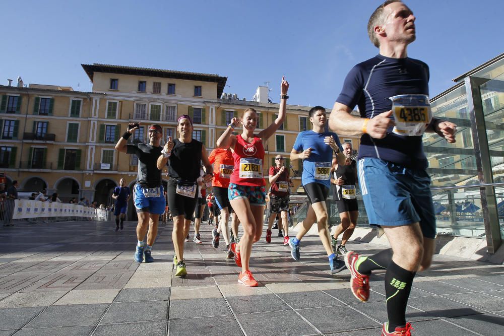 Unos 10.000 participantes en la Palma Marathon