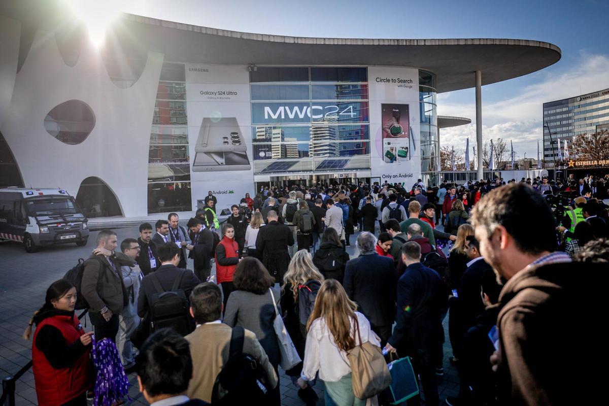 Inauguración del Mobile World Congress en la Fira de Barcelona