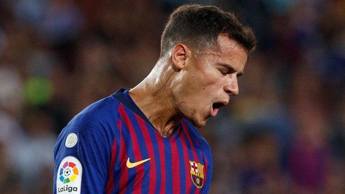 Coutinho marcó el primer tanto del partido