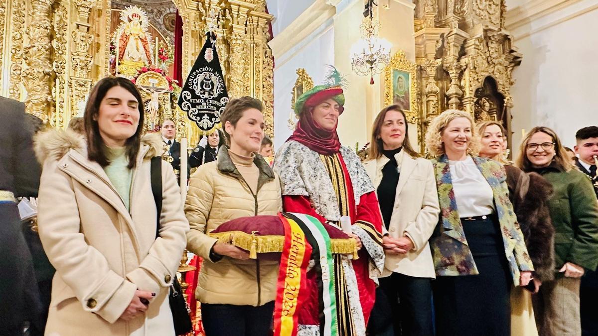 Entrega de las llaves de la ciudad a la Heralda de Barros.