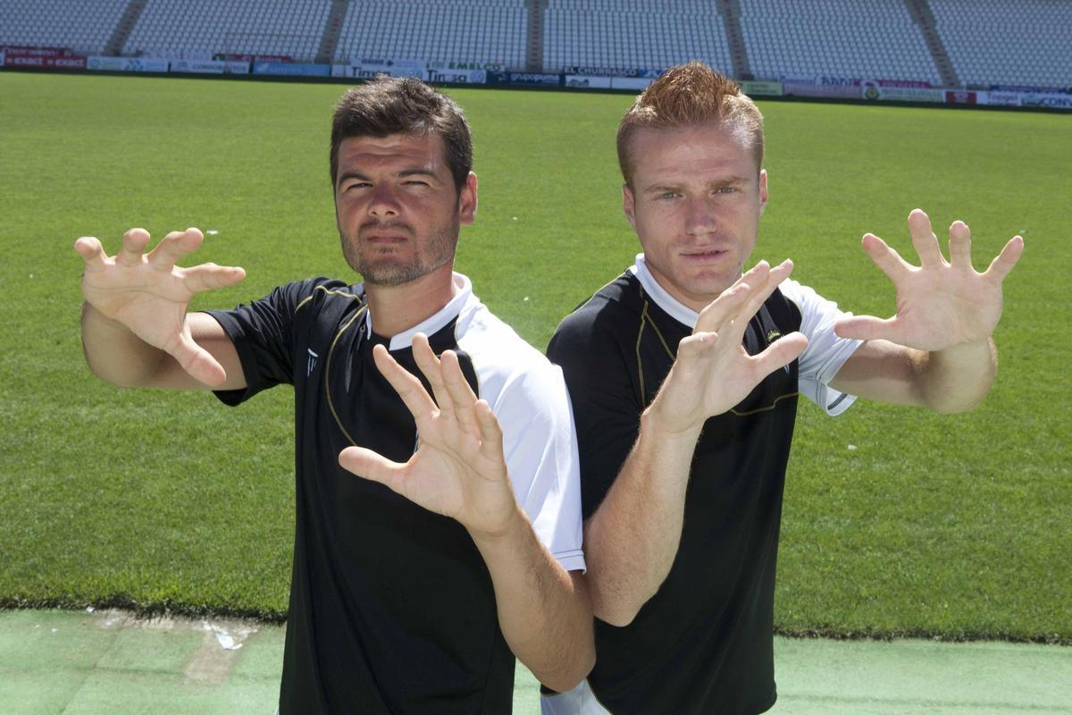 Raúl Navas y Alberto García, en El Arcángel.