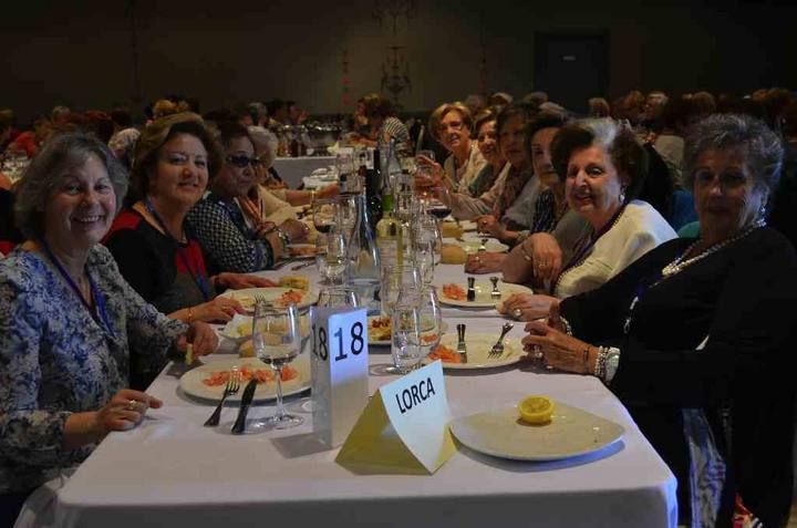 Almuerzo de la asociacion de viudas en Murcia