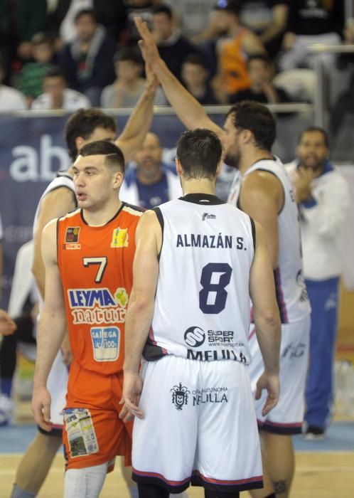 El Básquet Coruña cae ante el Melilla