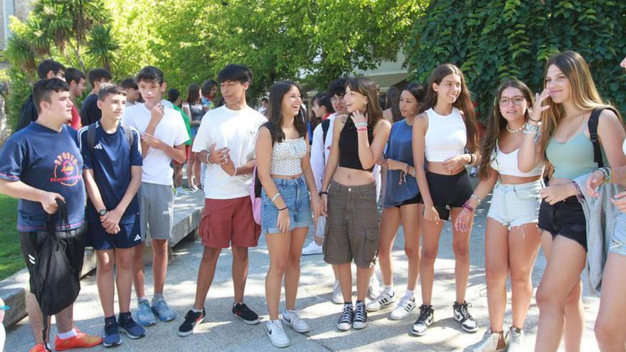 Jóvenes del campamento urbano, en el día de los parques.   | // I. OSORIO