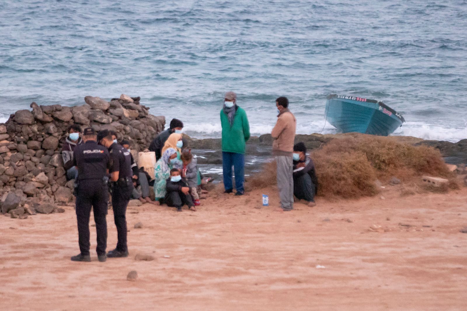 Una patera arriba a las costas de Fuerteventura