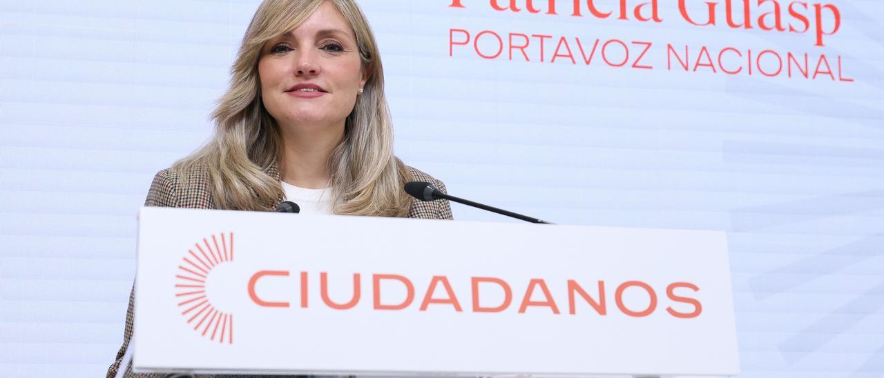 La portavoz nacional de Ciudadanos, Patricia Guasp