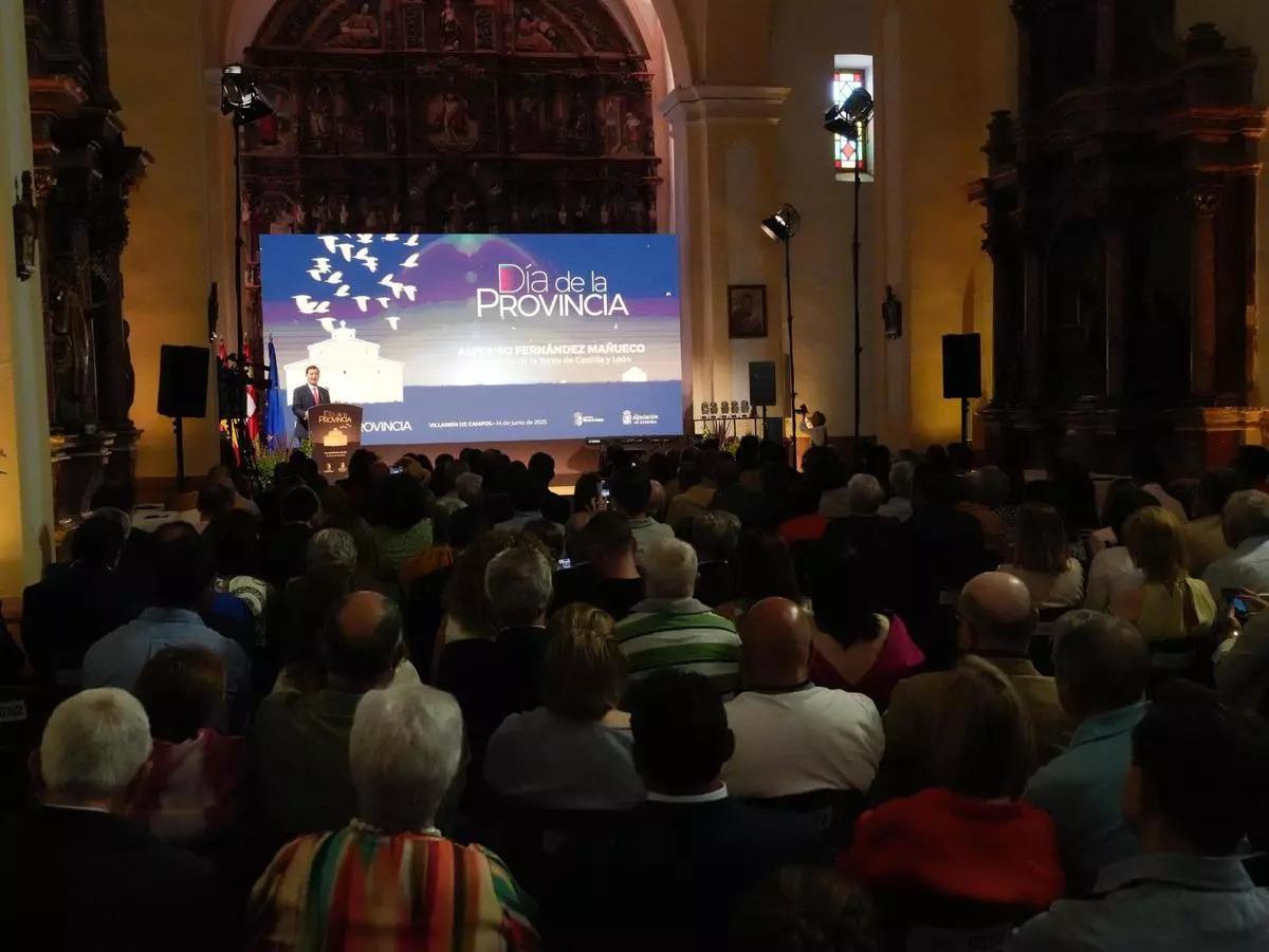 Gala del Día de la Provincia 2025 en Villarrín de Campos.