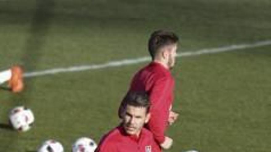 Lucas Hernández, ayer.