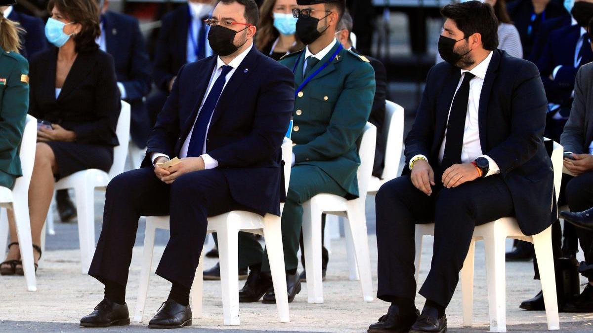 López Miras asiste al acto celebrado ayer en Madrid.