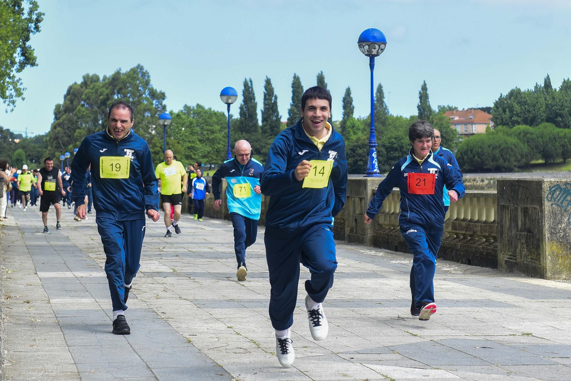 Más de 100 deportistas participan en el maratón urbano Special Olympics en O Burgo