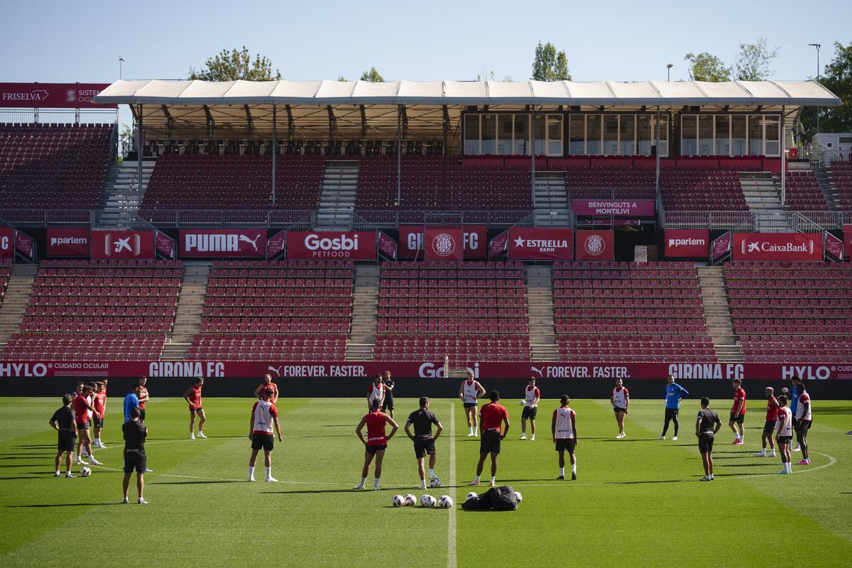 El Girona, con las pilas a tope para el partido ante el Real Madrid