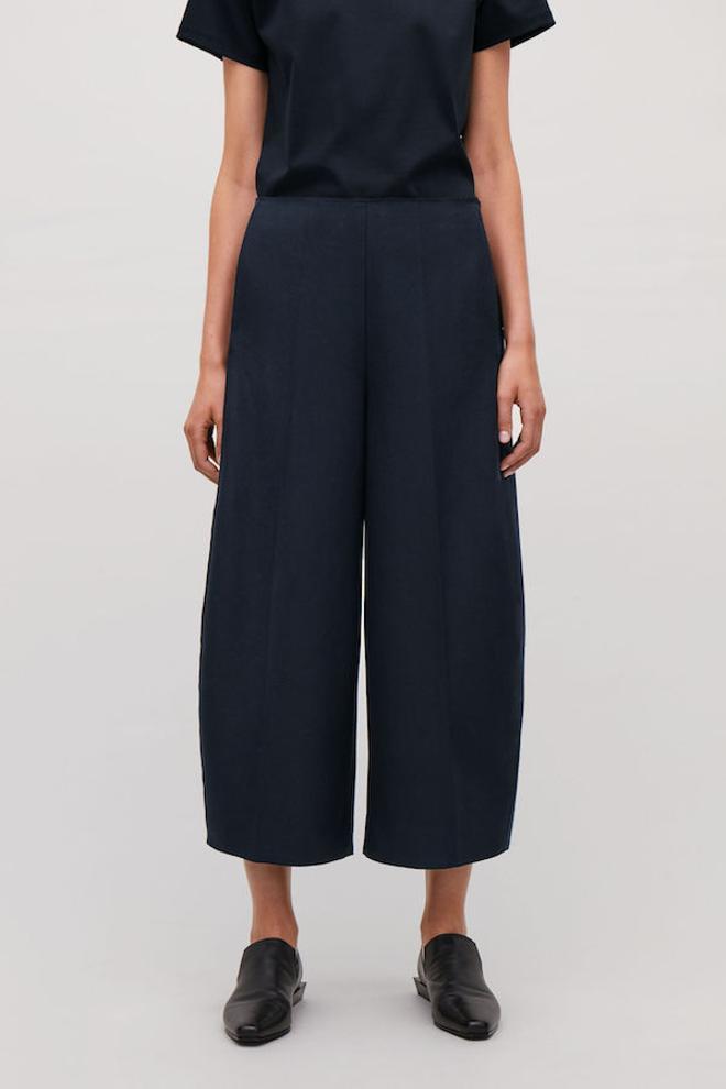 El pantalón culotte minimalista