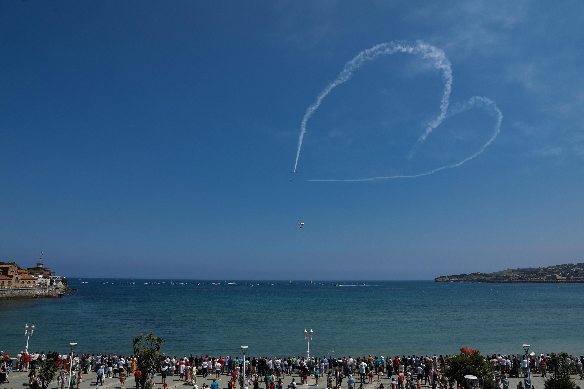 En imágenes: Espectacular y multitudinario regreso del festival aéreo en Gijón