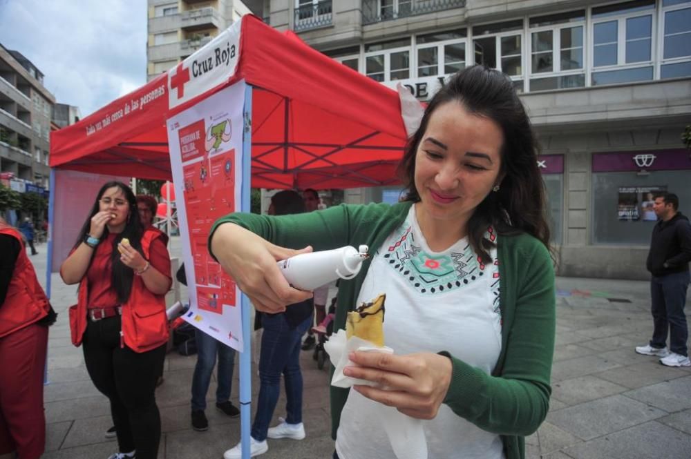 Jornada de la inmigración, organizada por Cruz Roja en Vilagarcía de Arousa