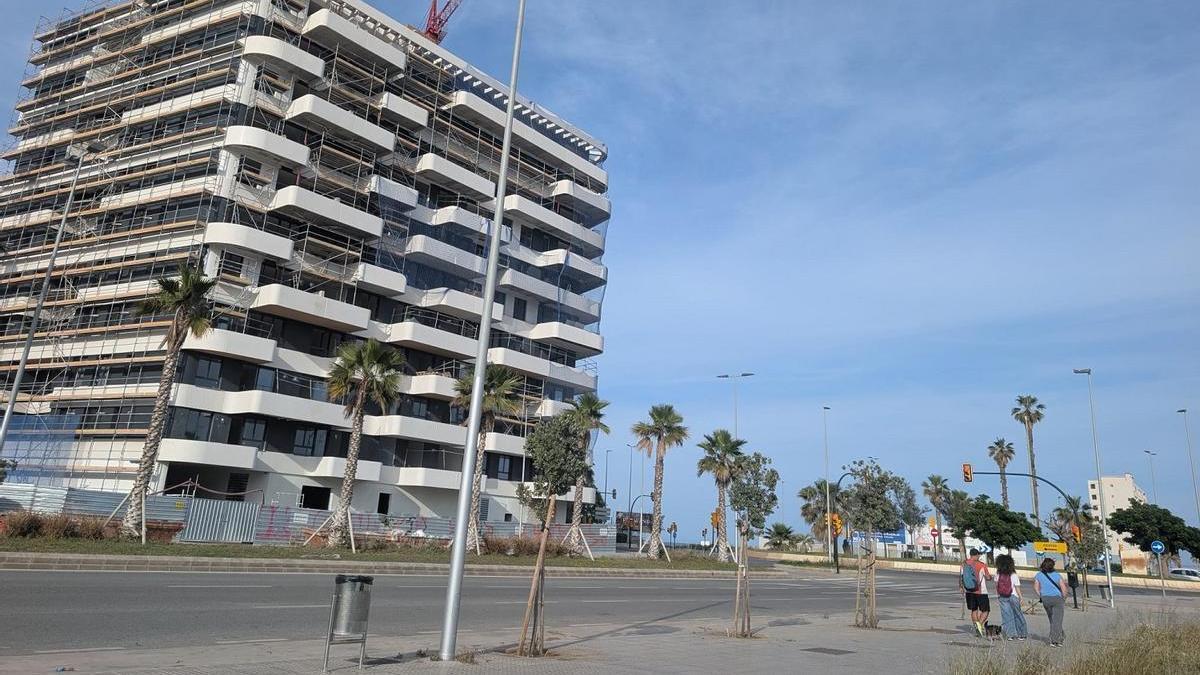 Viviendas en construcción en la zona oeste de Málaga capital.