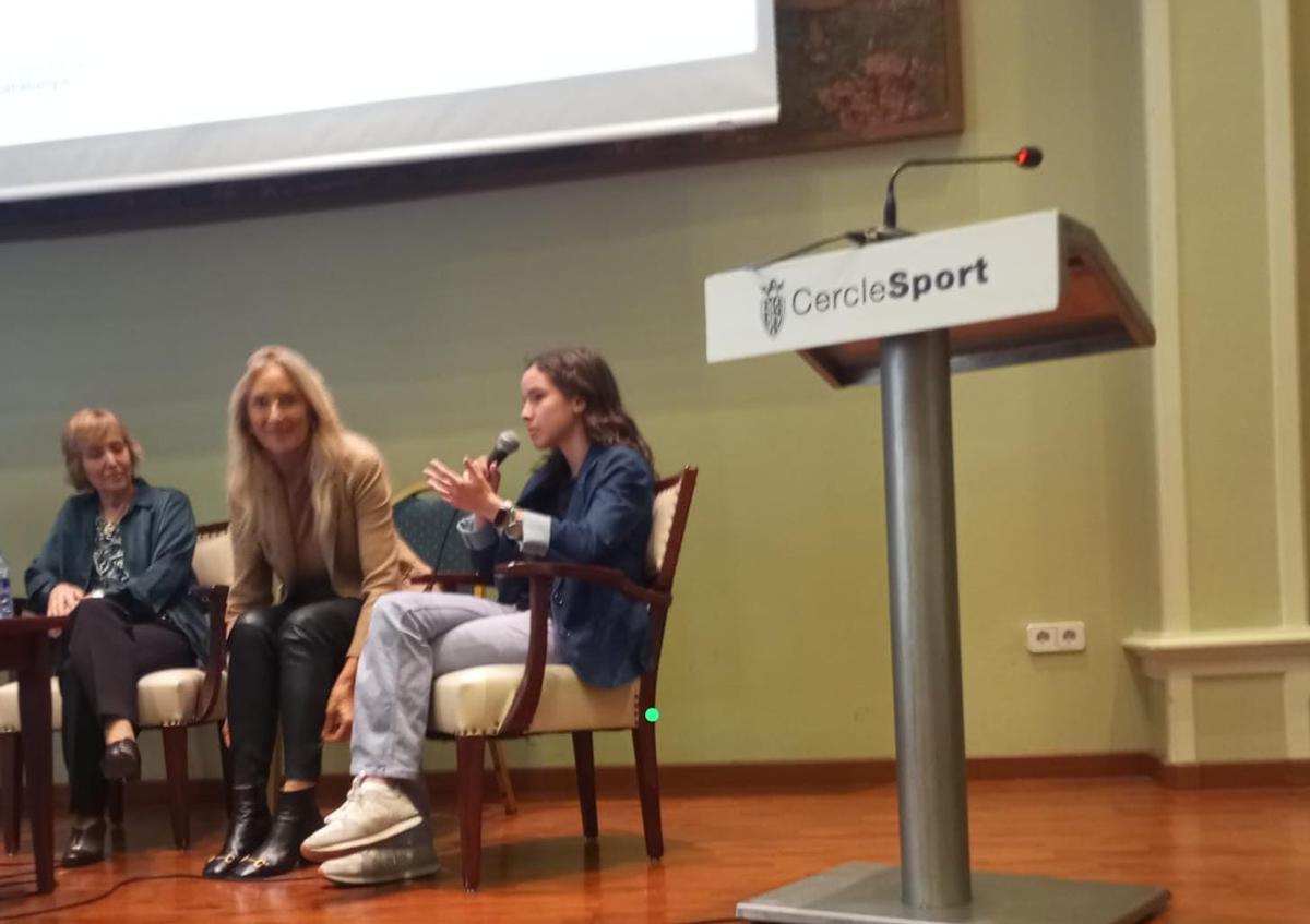 Carla Moné, en la seva intervenció.