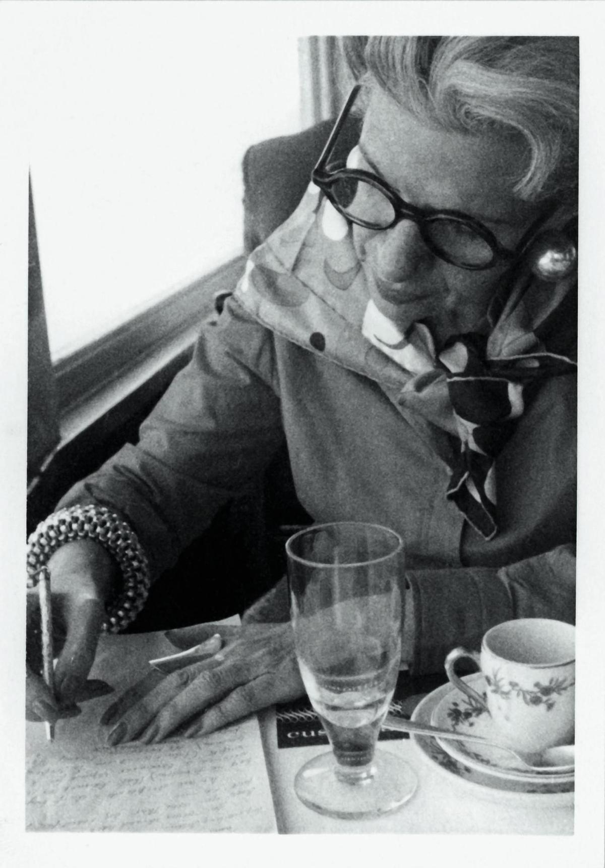 En una imagen de su archivo personal, en los 70.