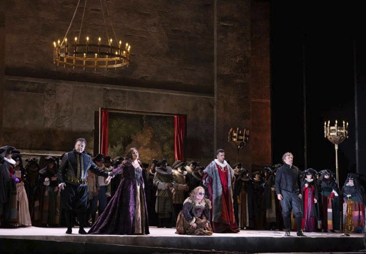 Una escena de la ópera «La Gioconda».