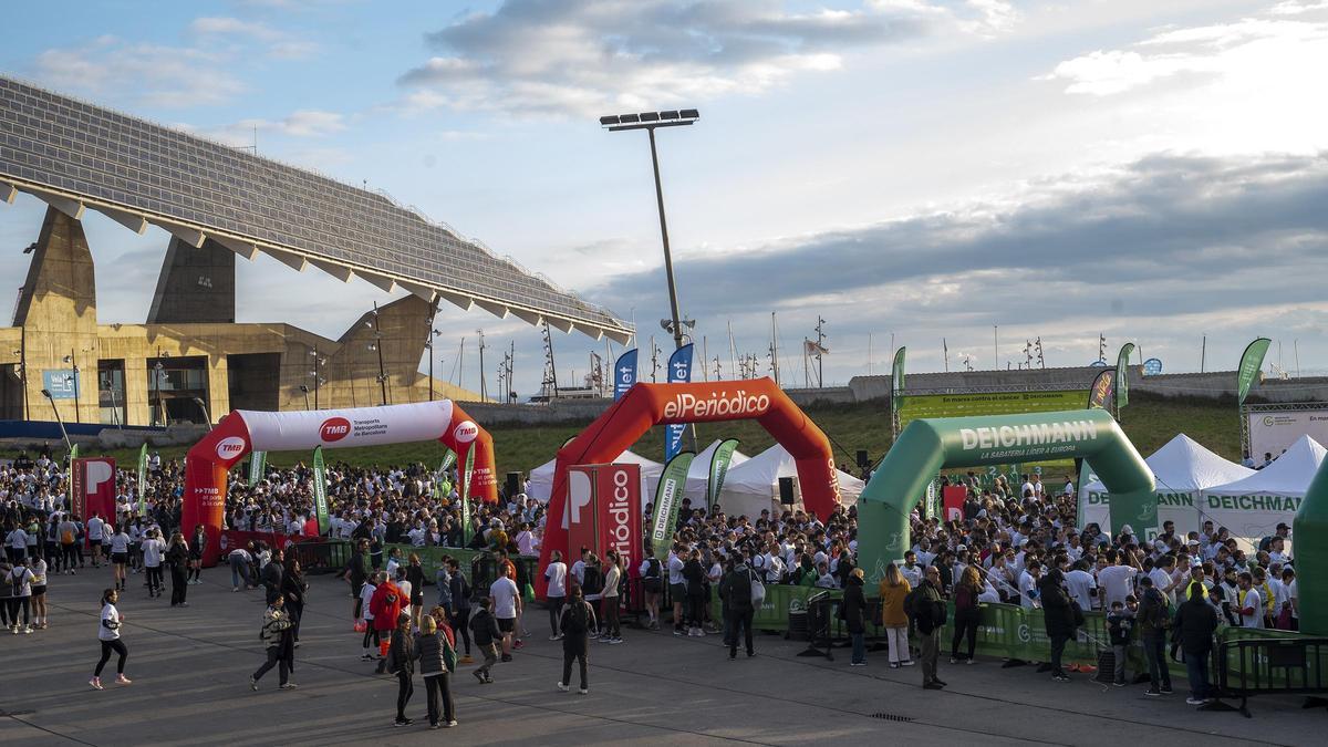 Barcelona corre contra el cáncer en el Fòrum