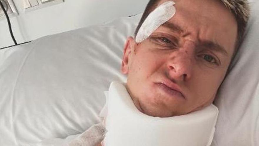 Pogačar reaparece en redes tras la fuerte caída que le obligó a abandonar La Vuelta