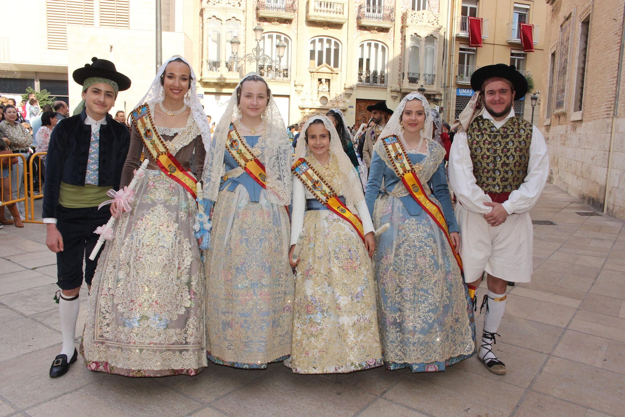 La fuerza de las Fallas en la Procesión de la Virgen (I)