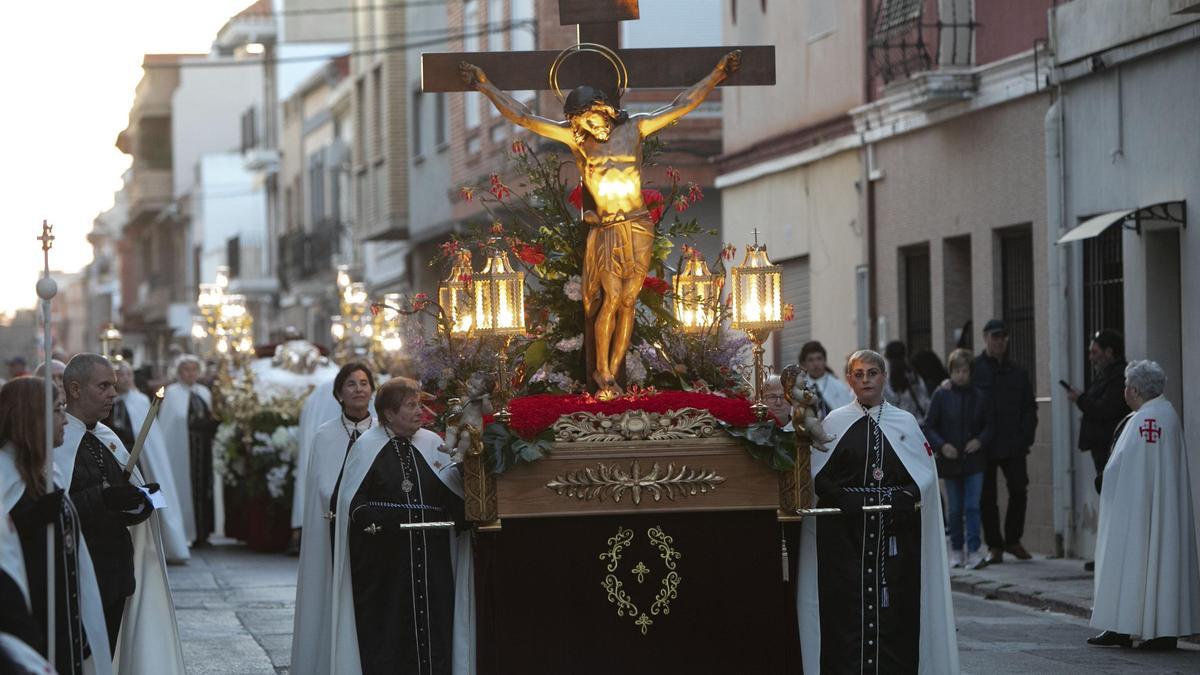 Paso de Jesús Nazareno en la procesión del Encuentro Doloroso, Jueves Santo a las 19 horas.