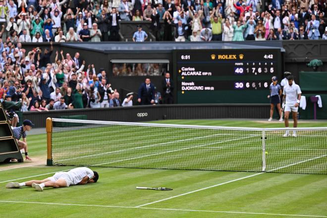 Las mejores fotos del Djokovic - Alcaraz en Wimbledon