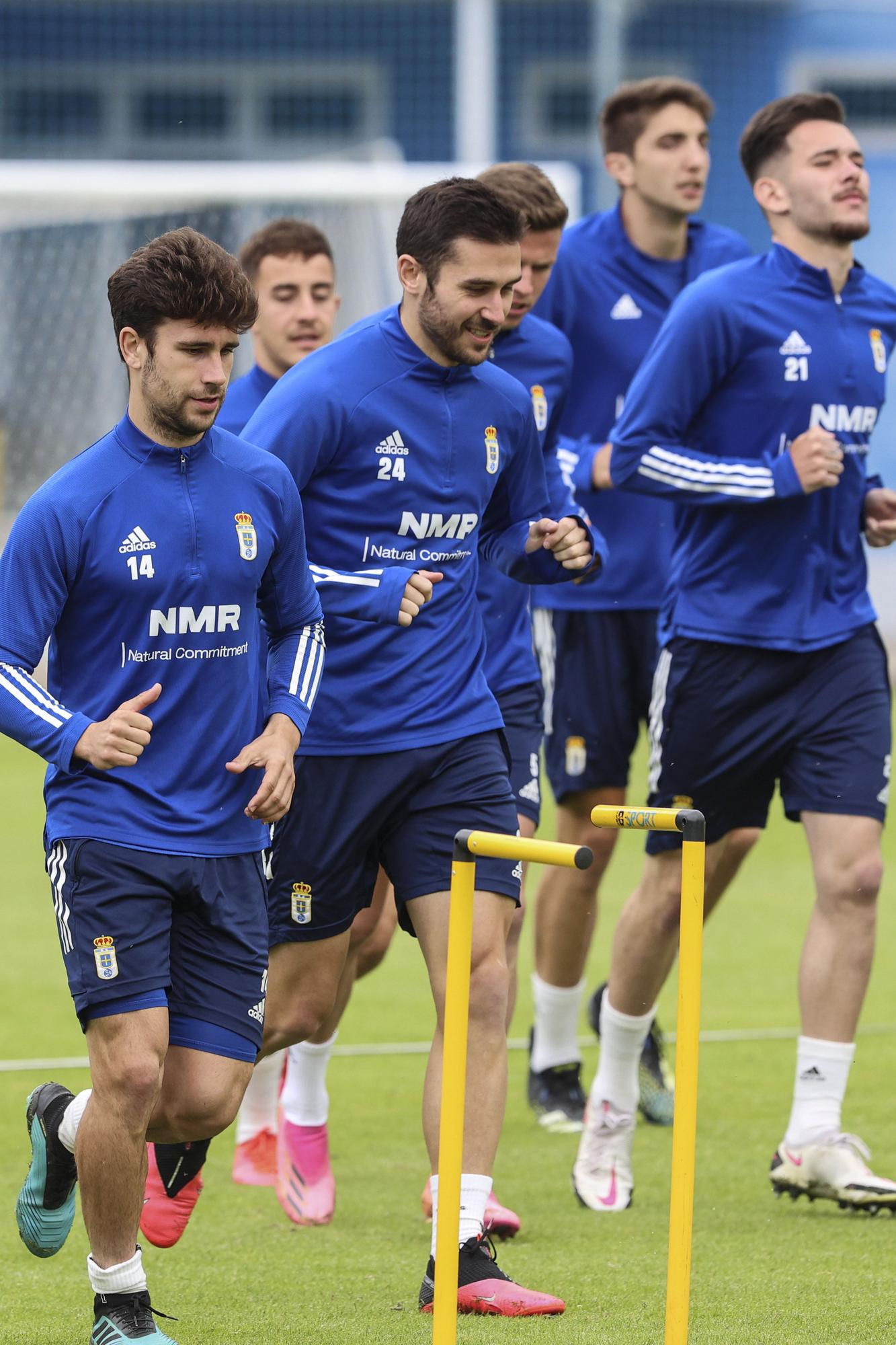 Las imágenes del entrenamiento del Oviedo