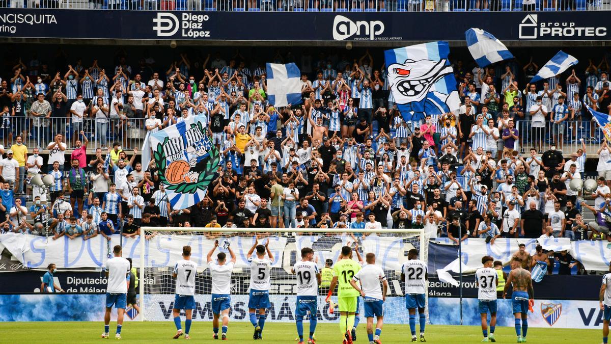 Las imágenes del Málaga CF - Fuenlabrada