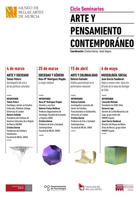 seminarios ‘Arte y pensamiento contemporáneos’