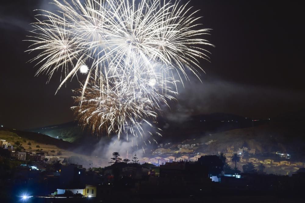 Fuegos artificiales. Fiestas de San Lorenzo