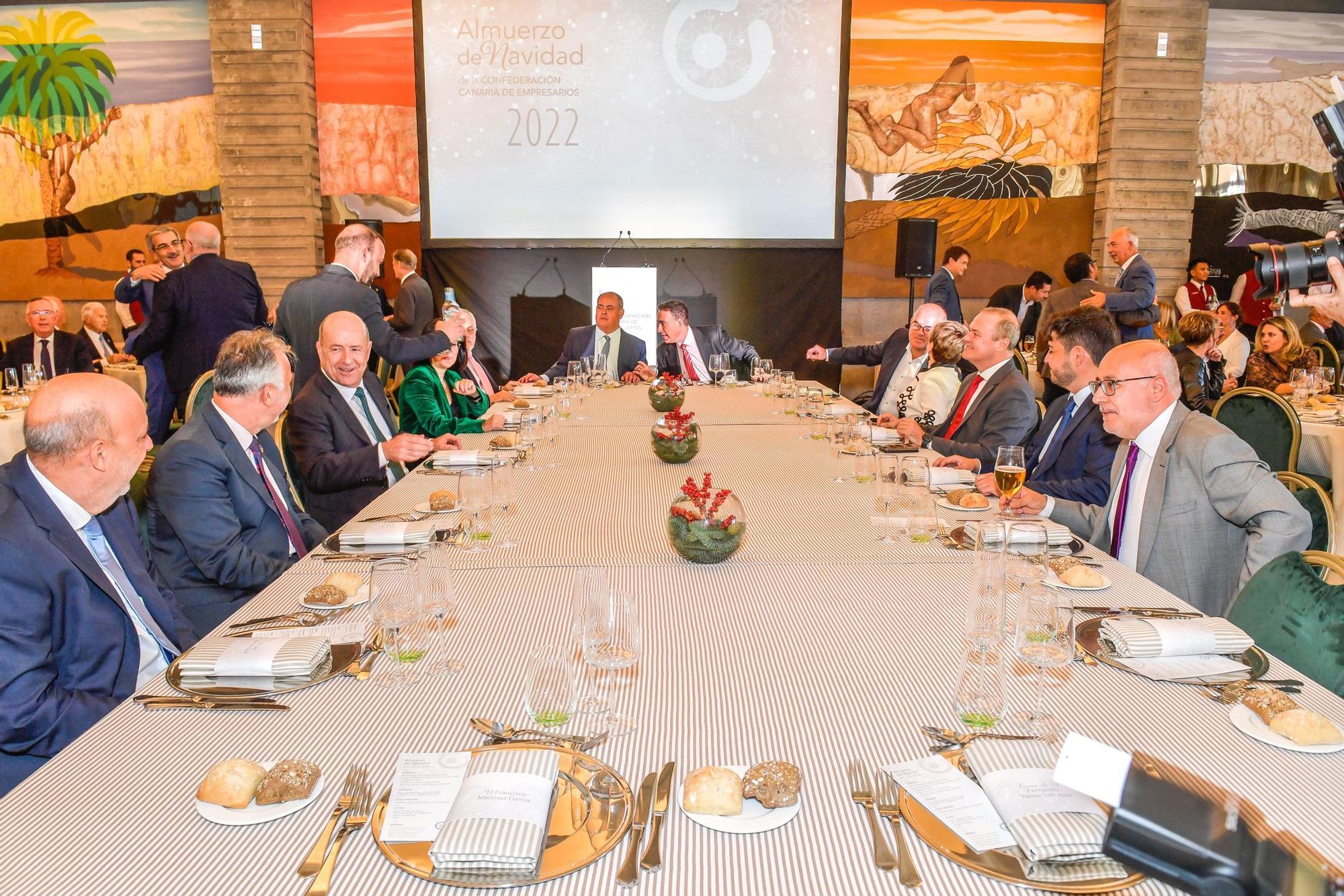 Brindis navideño de la Confederación Canaria de Empresarios