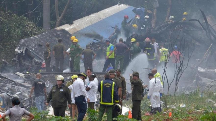 Tres supervivientes en el vuelo de Cubana que se estrelló cerca de La Habana