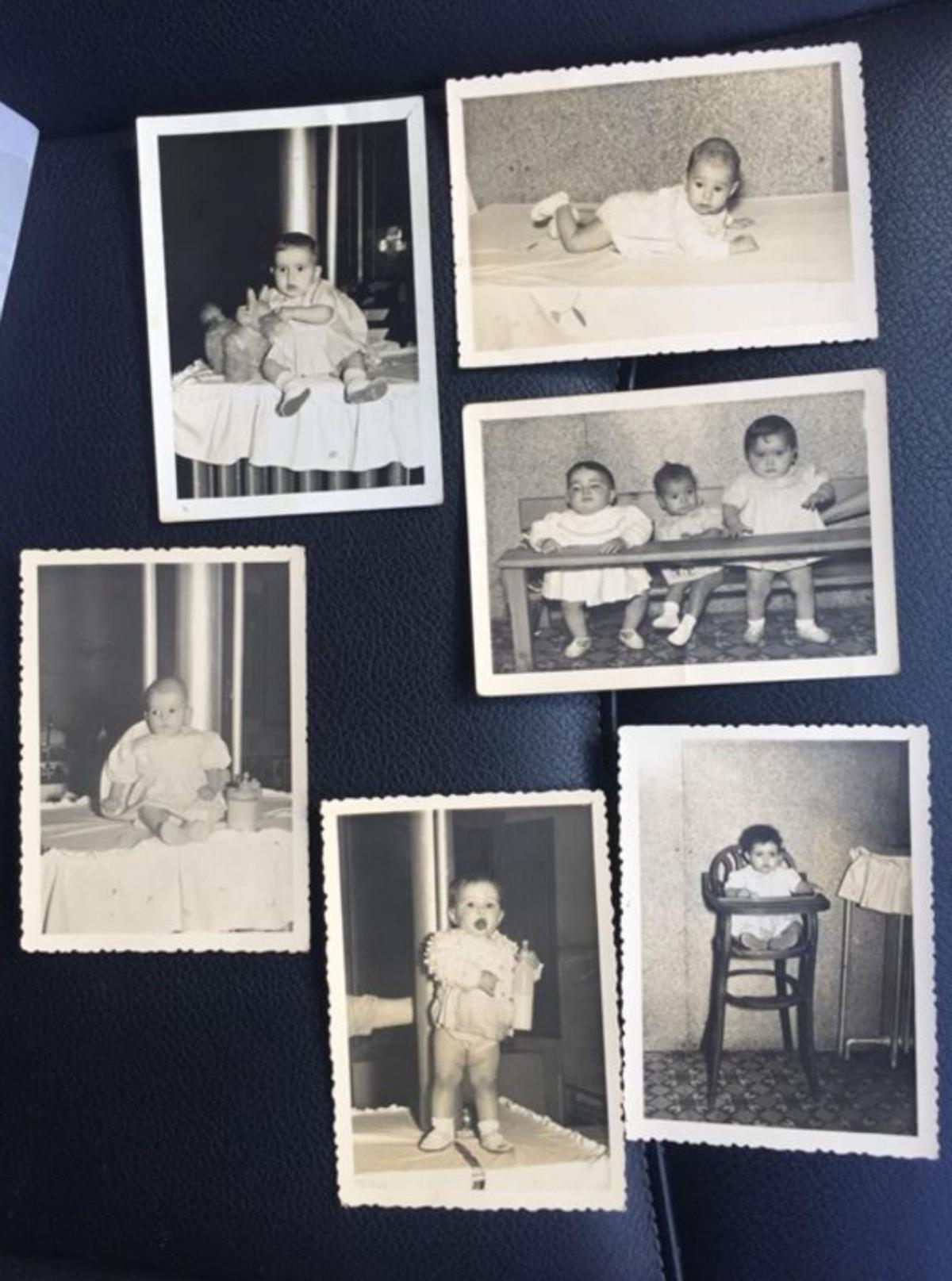 Libro con fotos de niños del Hospicio.