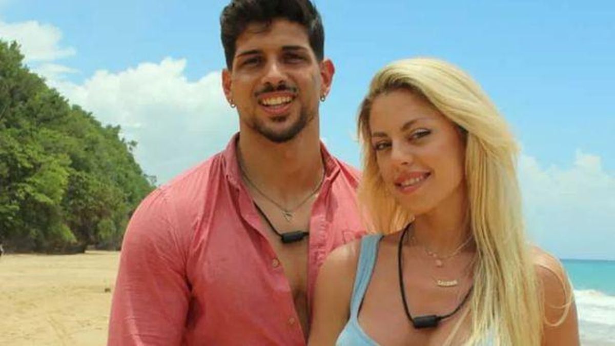 Darío Sellés y Sandra Férriz en La Isla de las Tentaciones en 2021