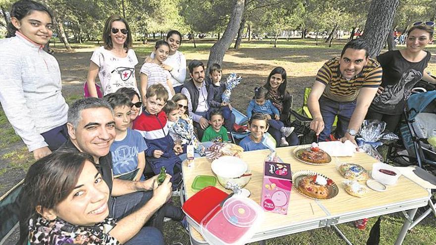 Ambiente casi de verano para comerse la mona